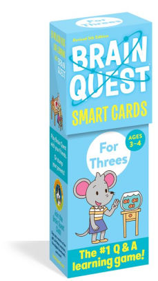 BRAIN QUEST FOR THREES SMART CARDS REVISED 5TH EDITION - WORKMAN PUBLISHING
